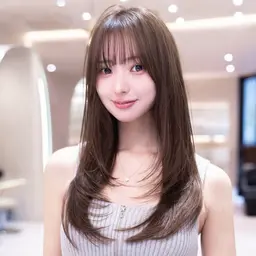 【🌟エリア人気No.1🌟】美髪質改善縮毛矯正✨似合わせカット+トリートメント🫧　韓国🇰🇷/レイヤー/髪質改善