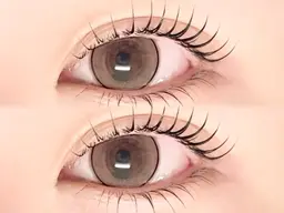 高濃度アミノ酸トリートメントまつ毛パーマ上下