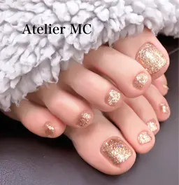 期間限定👣オフ無し👣フット👣ラメワンカラー👣