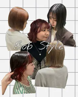 韓国タッセルボブ・切りっぱなしボブ
