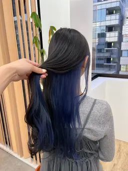 【💛ミニモ限定💛】インナーカラー🌈＋全体カラー＋内部補修トリートメント✨（Refaブラシ付🫧）