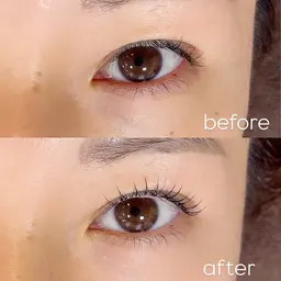まつ毛パーマ上下