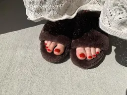 foot nail👣ワンカラー💅🏻