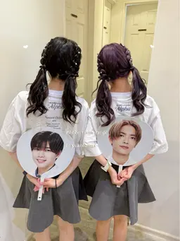 🎀🪽大人気！！🪽🎀イベント・ライブヘアセット🤍(リボン、パールピンつけ放題プラン)