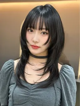 🌻夏を乗り切る前髪矯正🌻カットカラー超音波トリートメント🩵