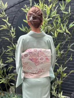 訪問着(付け下げ/色無地含む)着付け+ヘアセット