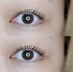 まつげパーマ 上下