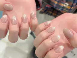 【ハンド】オフ無し　マグネットorフラッシュネイル