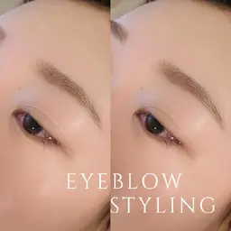 【柔らか眉にも】アイブロウスタイリング【ワックス脱毛+毛量調整】