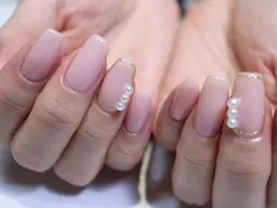 Hand【フィルイン施術】シンプルネイル(アート目安10本中2​〜​4本)💅¥6980