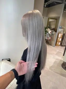 💗話題沸騰中💗髪質改善トリートメント💗【ULTOWA】ウルトワトリートメント＋ブリーチ＋カラー（全体）