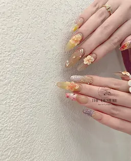 🌸スカルプ ジェル+長さだし持ち込み やり放題 時間内でデザインOK 🌸