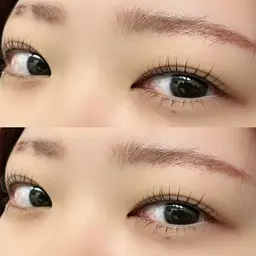 上下まつげパーマ☆*。