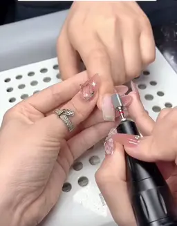 長爪オフネイル＋クラアジェル