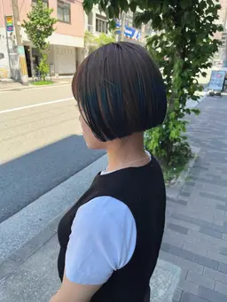 ブリーチなしでできるデザインカラー