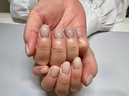 【オフなし】　ソークオフワンカラー🩵グラデーションネイル