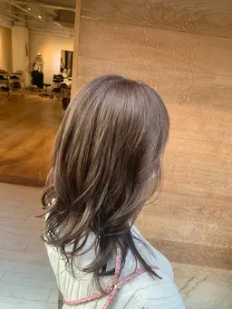 前髪カット+コテ巻き