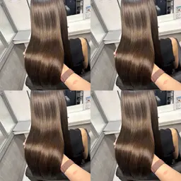 💎人気No.1💎カット➕透明感カラー➕Aujua7step➕超音波アイロン【韓国ヘア・レイヤー・骨格・髪質改善・