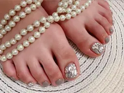 🐾フット・90分つけ放題持ち込みデザイン6800(デザイン2本まで)【初回ジェルオフ無料ケア込み】