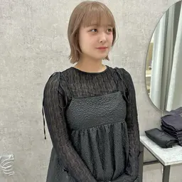 𐒨2ヶ月以内のリピーター様限定🔁 うる艶可愛いハイトーン🎀♡ 𐒧ブリーチリタッチ+フルカラー