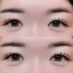 ダブルフラットラッシュ60束(120本)⚠️オフありの場合は施術時間+30分と別途600円頂きます。