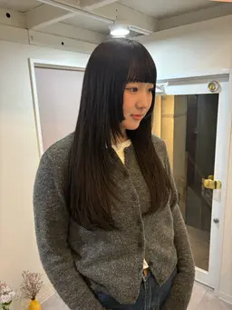 【✨艶サラ✨】カット＋ストレートパーマ＋systemトリートメント