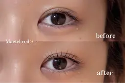 《まつげパーマ》目尻に流れるメーテルロッドパーマ🤍トリートメント・コーティング付き🎀12月限定価格✨️
