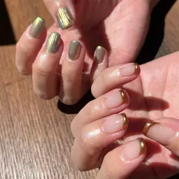 《off有》90min🪞ミラーネイル持ち込みdesign