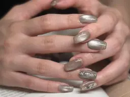 オフ有り🩵マグネットワンカラーネイル