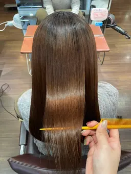 ✨️【人気No.2】ダメージレス縮毛矯正+プチトリートメント✨️☆各月3人女性限定メニュー!