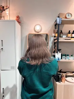 《minimo限定・シャンプーブロー込》ブリーチ＋カラー