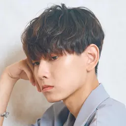 メンズカット＋似合わせメンズパーマ(ツイストスパイラル・波巻きパーマ・スパイラルパーマ・ニュアンスパーマ・ダウンパーマ)