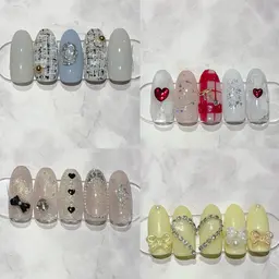 フィルイン🦋【定額】アート/しっかりアート♡色変更・パーツ位置変更可︎︎︎︎✿オフ込み