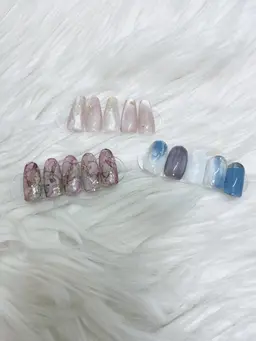 ニュアンスネイルオフ込み、パラジェル使用