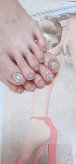 🌈12月12日限定❤️全員❤️フット👡ミラーネイル¥2200💎