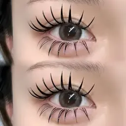 🟢持ち抜群&濃🟢LED➕💡人気バインドロック上まつげ両目140束　　コーティング剤付き　オフ無料