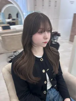 【カットなし】ケアカラー＋TOKIOトリートメント🍊🤍