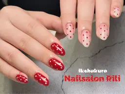 自爪ドットネイル➕ベースカラー変更無料 ソフトジェルオフ込み