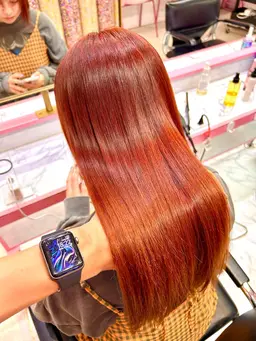 🌟当日限定髪質ケアメニュー🌟🥀ブリーチなしダブルカラー🥀+選べるトリートメント#韓国#ミニモ学割