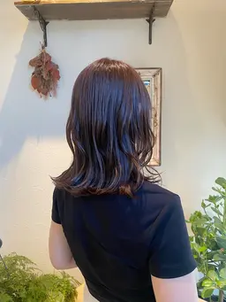 【オーガニック薬剤使用🌿‬】カット＋白髪染めカラー🎨＋シルクトリートメント