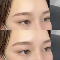 【学割U24🩵】美眉毛アイブロウWAXスタイリング+眉メイク仕上げ￥3500［眉毛］