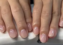 クリアジェル　爪の補強をしたい方におすすめクリアのジェルを塗布していきます。ドライケア込み◆オフ代別途◆