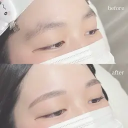 学割U24🎓《メンズの方も🆗》アイブロウWAX (保湿+メイク込) ¥4100