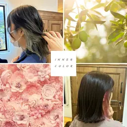 頭皮、パーソナルカラー診断付 カット＋特殊カラー（インナー、ハイライト）＋髪質改善トリートメント