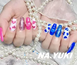 オフなしチップ長さだし+持ち込みデザイン(ジェルオフあり+500円)