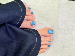 【フット】マグネット (2色までok) ソフトジェルオフあり+550円+30min