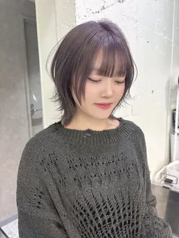 韓国レイヤーカット✖️1回ブリーチ✖️カラー✖️シャンプースタイリング込み