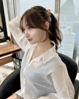 🍀顔まわりカット+前髪カット🍀