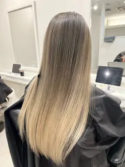 【当日予約限定クーポン】ブリーチ＋透明感カラー(ダブルカラー/ハイトーン/髪質改善/韓国ヘア)