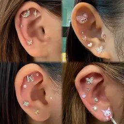 人気No.2🥈耳つぼジュエリー👂🏻💎 12粒(片耳6粒)